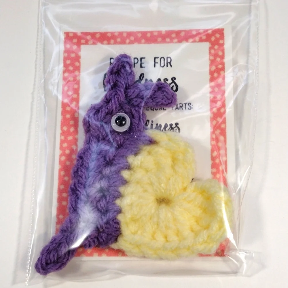 Handcrafted Worry Worm & Fidget Set Of 5- Multicolor